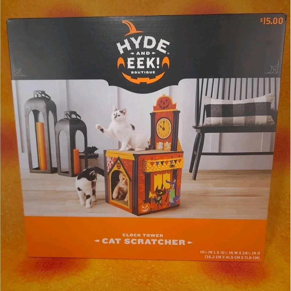 Hyde & Eek! Boutique Haunted Mansion Cat Scratcher, 14.25 L 16.5